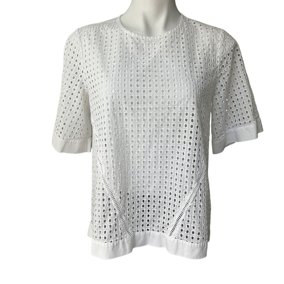 Banana Republic Factory Tops - Banana Republic Factory White Eyelet Cotton Top
